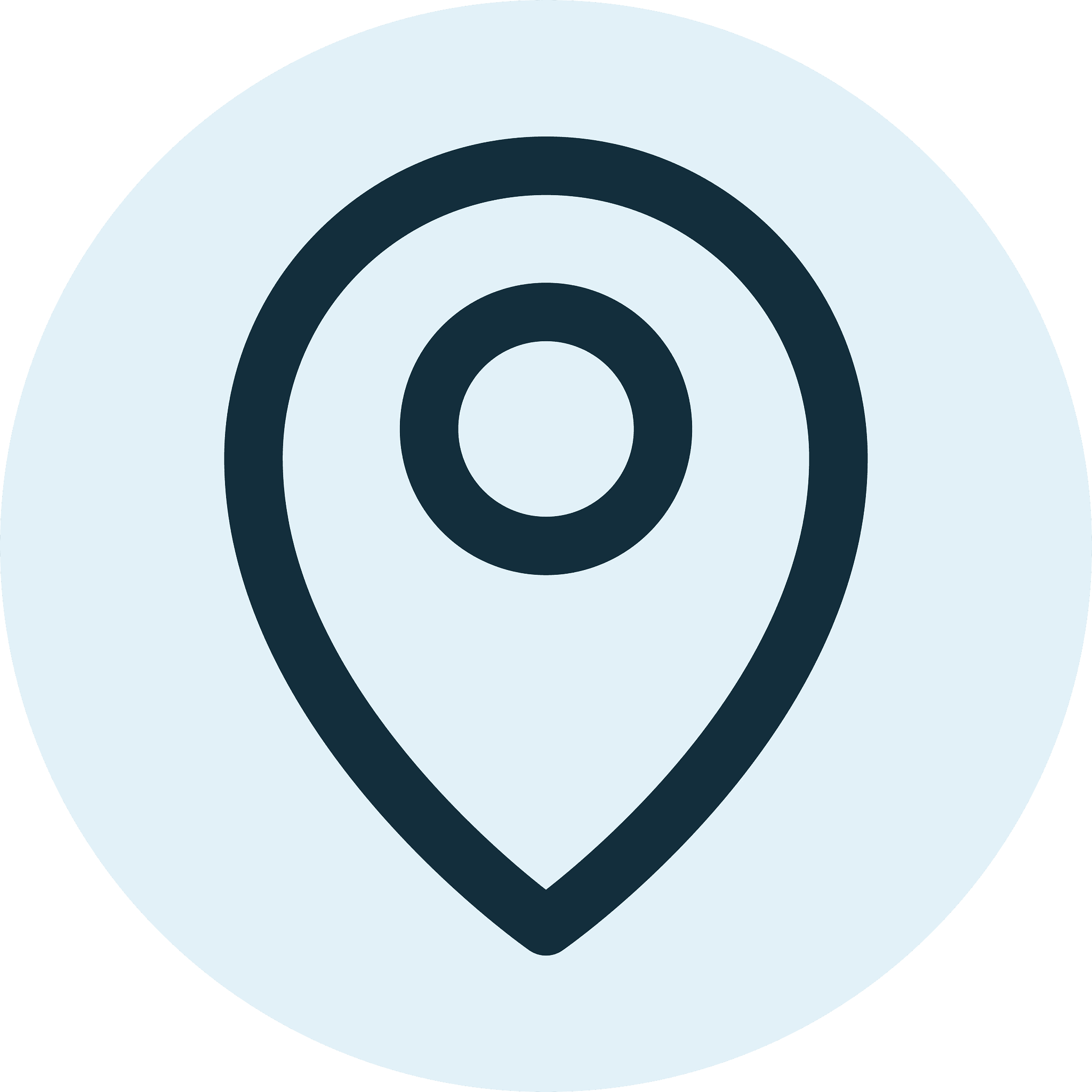 Icon with location pin