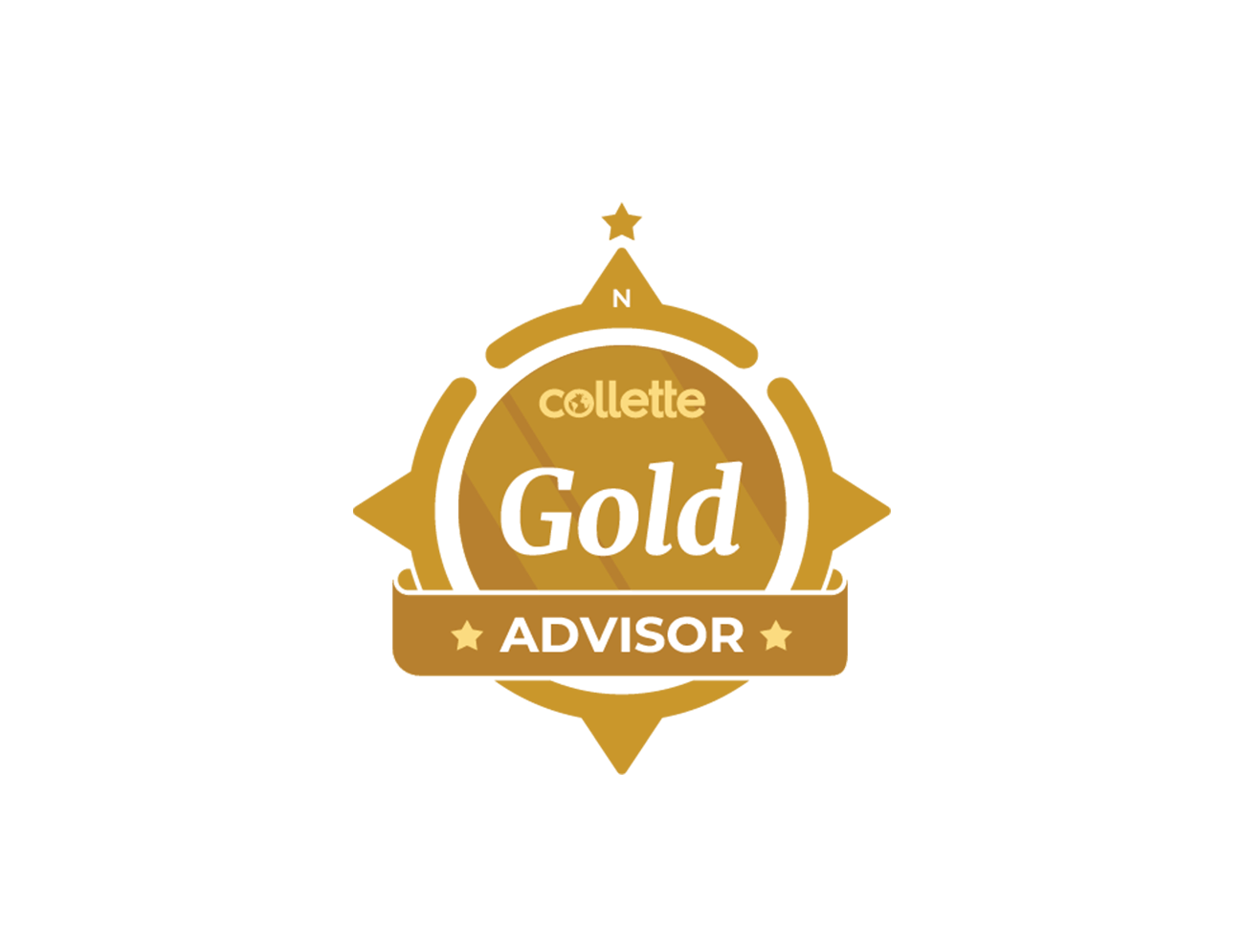 Gold Travel Advisor Lockup