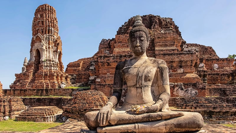 Wat Mahathat temple in Ayutthayat