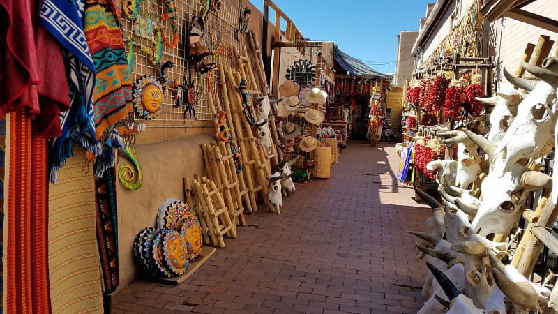 Santa Fe New Mexico street market