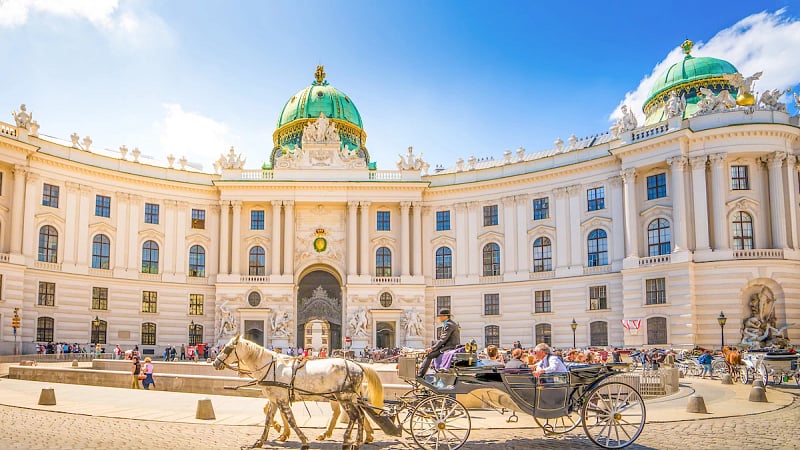 Hofburg Palace in Vienna, Austria