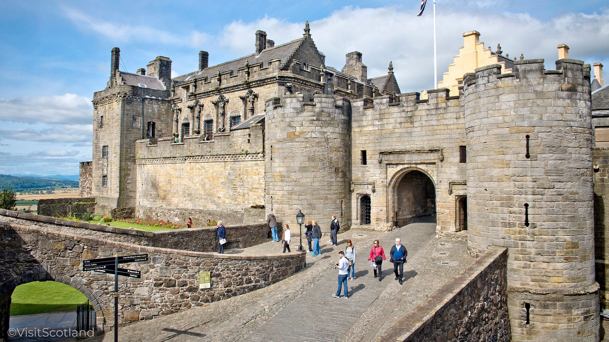 main gateway and gatehouse of Stirling Castle