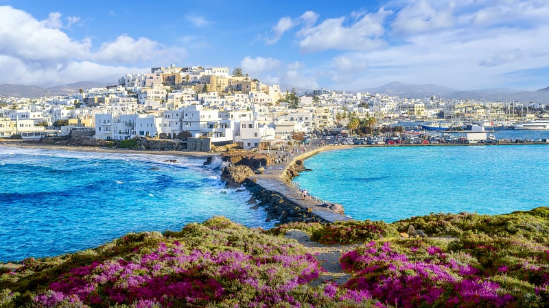 Naxos Chora town Naxos island