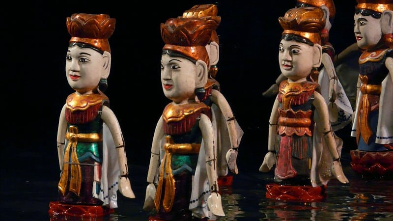 Vietnamese water puppets
