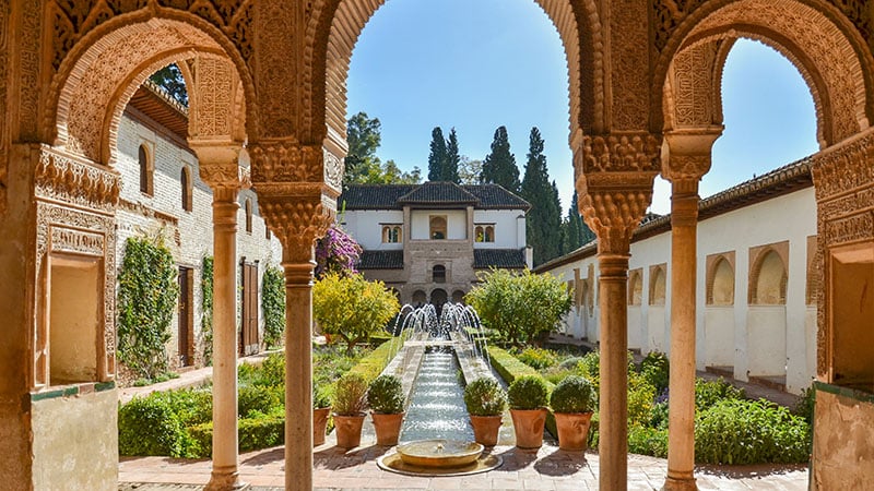 Palacio de Generalife , Alhambra, Granada, Spain