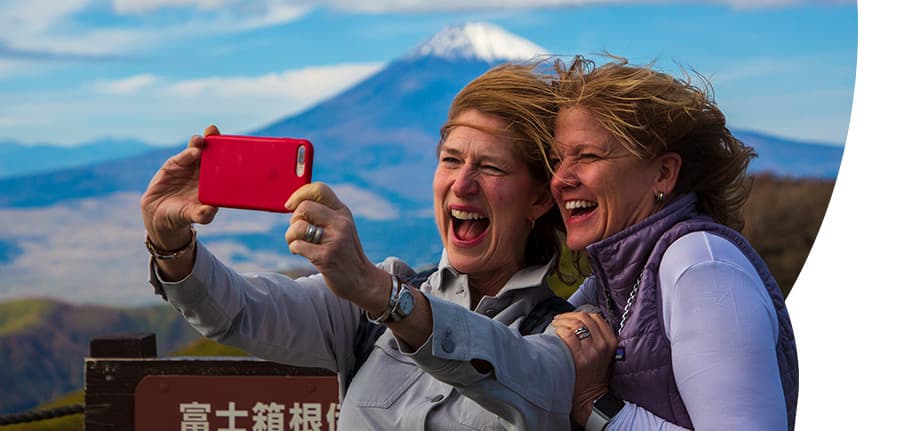 Friends at Mt. Fuji