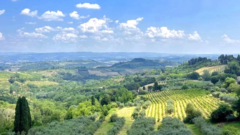rolling hills of Tuscany