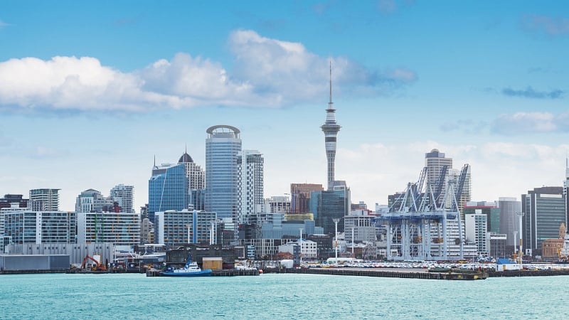 Auckland view at the noon