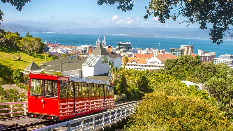 wellington cable car, new zealand