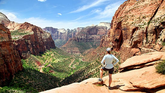zion hiker