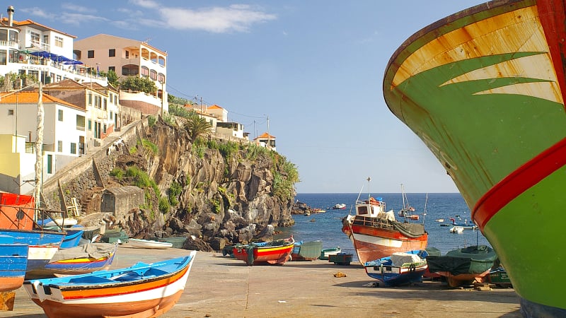 Câmara de Lobos on the island of Madeira, Portugal