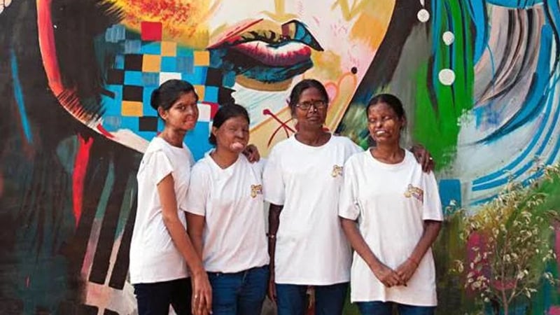 Sheroes Hangout, a cafe in India operated entirely by women who are survivors of acid attacks.
