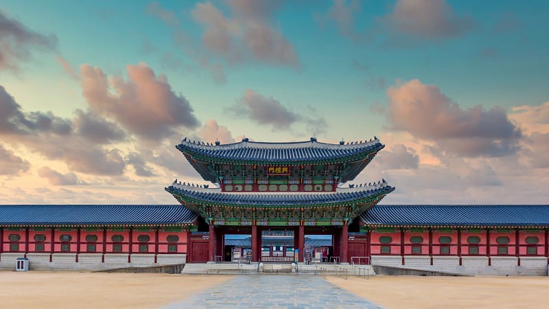 Gyeongbok Palace in Seoul, South Korea