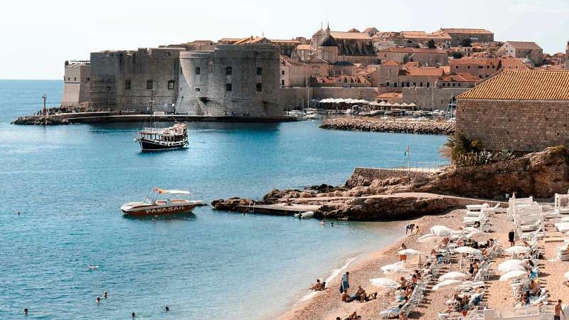 Beach Dubrvnik Croatia