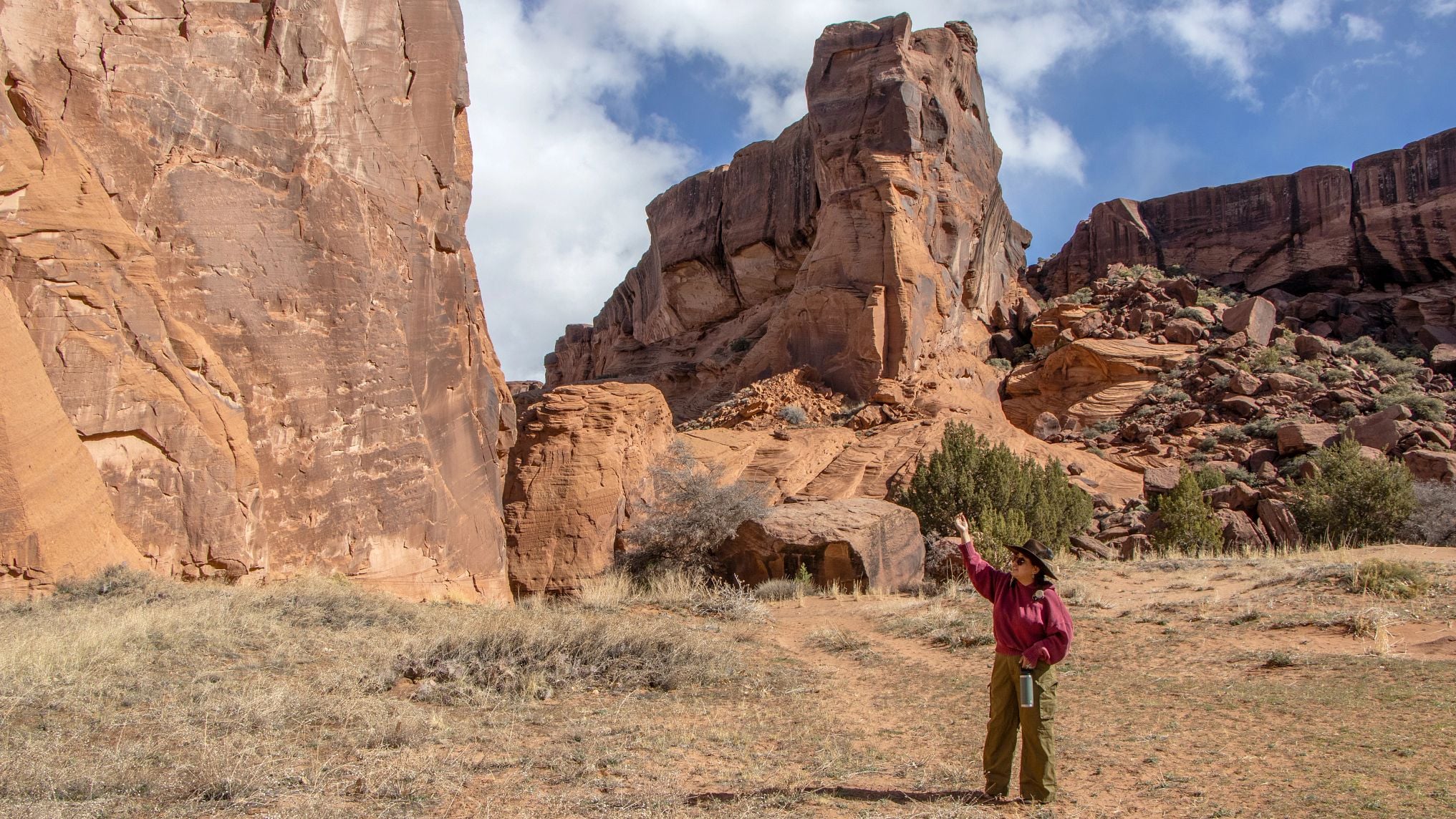 Navajo guide at Canyon De Chelly
