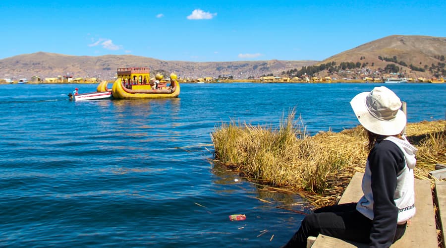 Uros Floating Islands on Lake Titicaca