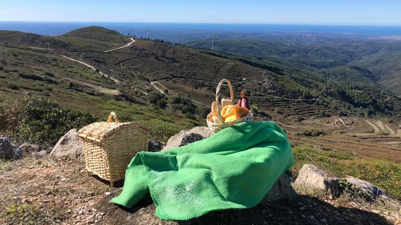 Picnic in the Monchique Mountains in the Algarve