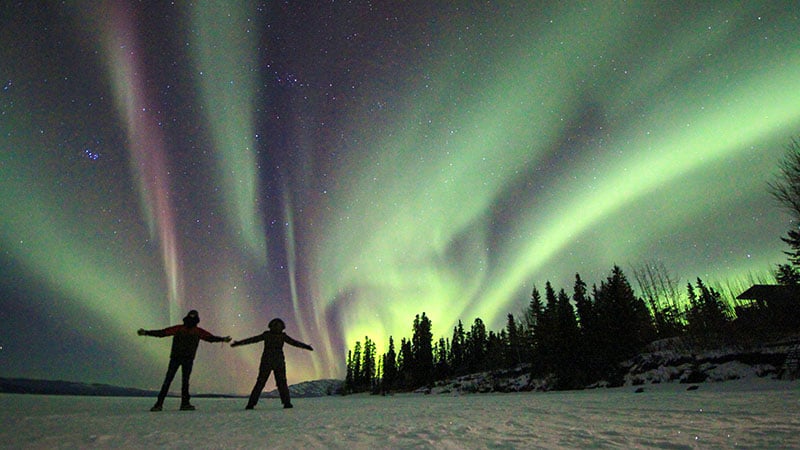 Northern Lights Yukon Alaska