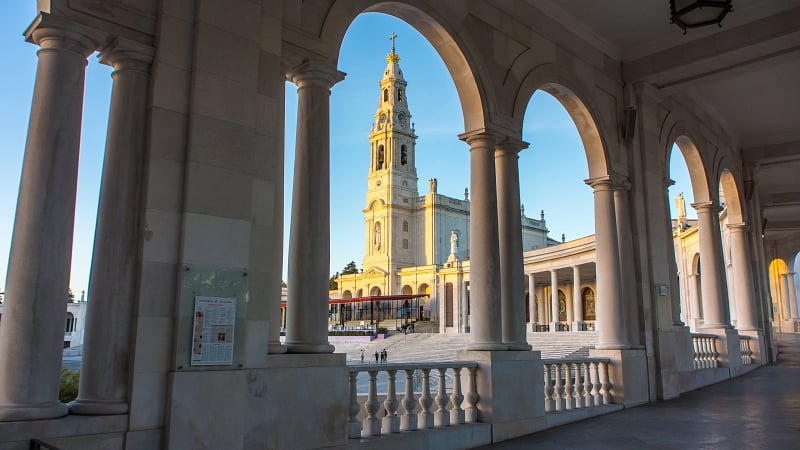 Basilica of Our Lady of the Rosary within the Sanctuary of Fátima in Portugal
