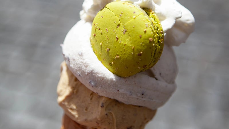 Trastevere Rome Oliviero gelato