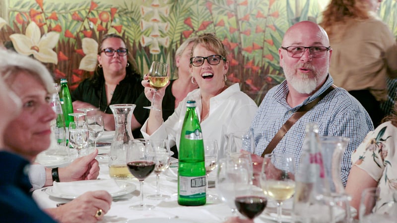 Going solo doesn't have to mean going alone, dinner in Rome, Italy