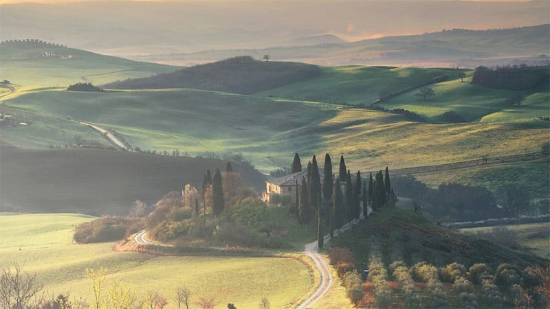 Tuscan Countryside Winery